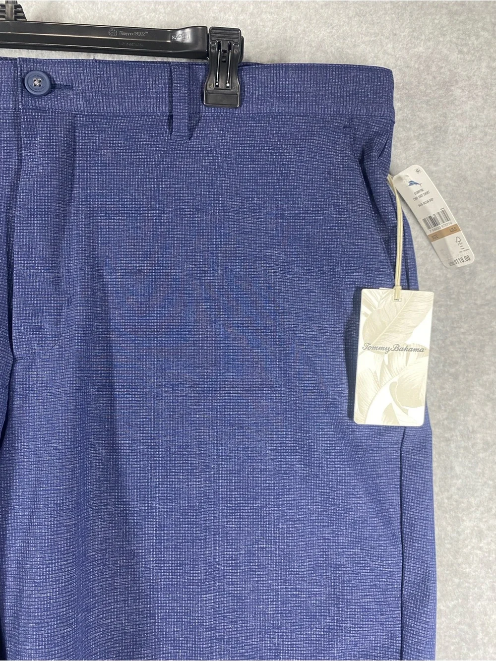 Tommy Bahama short Men's 42 LG Navy Performance Lightweight UPF 30+ elegant NWT